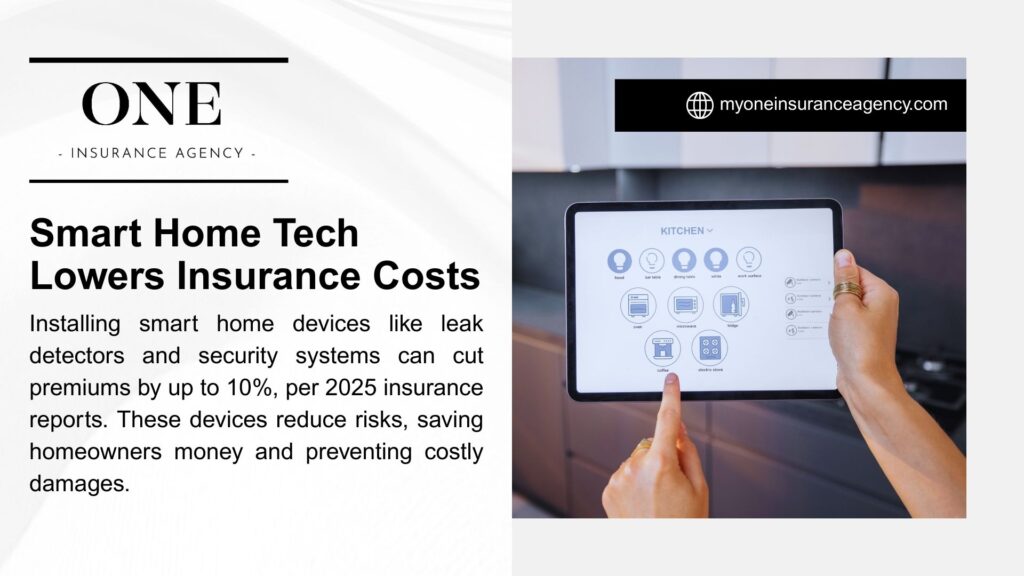 Image showing a woman catching water with a bucket indoors, highlighting water damage as a top home insurance claim reason in 2025, accounting for 40% of claims, with text on maintenance and security upgrades.